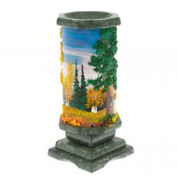 Ваза &amp;quot;Осень&amp;quot; из змеевика 8х8х17,5 см