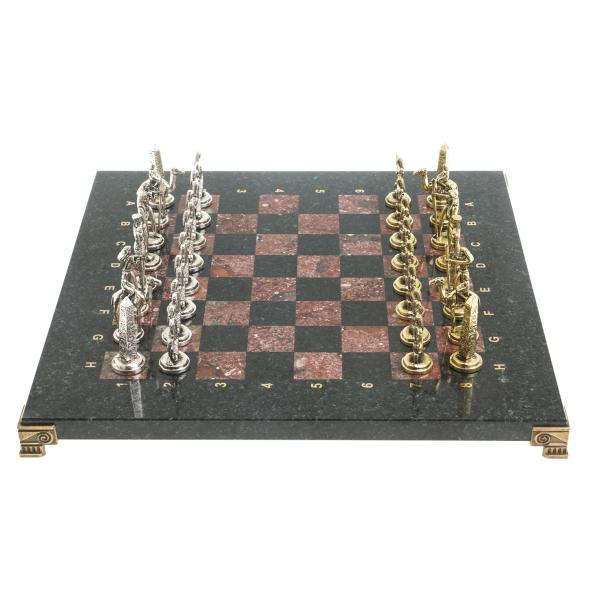 Шахматы &amp;quot;Древний Египет&amp;quot; доска 32х32 см из камня лемезит 122672