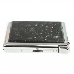 Портсигар на 20 сигарет с зажигалкой камень мусковит