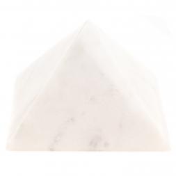 Пирамида из белого мрамора 7,5х7,5х6 см