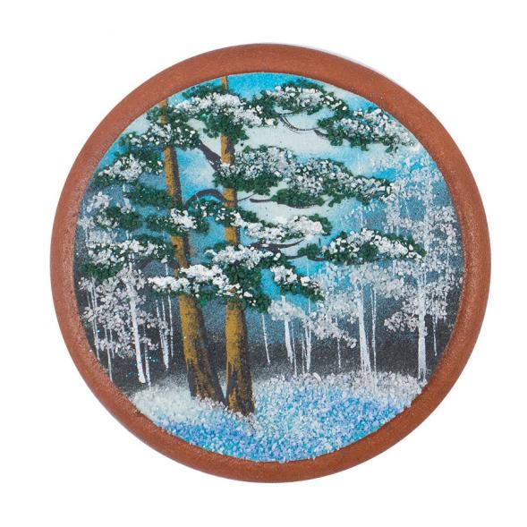 Магнит с рисунком на мдф &amp;quot;Зима&amp;quot; 117739