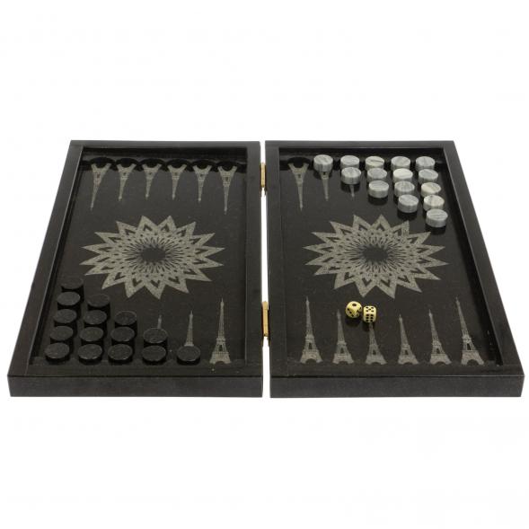 Нарды с гравировкой &amp;quot;Орел&amp;quot; камень гранит 129800