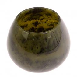 Бокал коньячный из нефрита 9х9х7 см