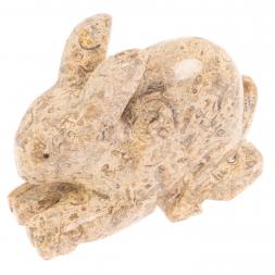 Фигурка "Кролик" из ракушечника 12,5х5х10 см
