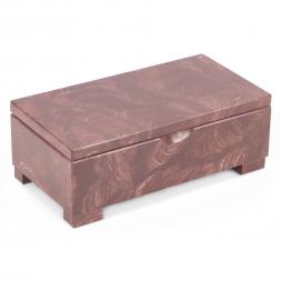 Шкатулка для денег "Купюра" без зеркала лемезит 18,5х9,5х6,5 см