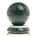 Настольный сувенир &amp;quot;Шар Антистресс&amp;quot; темно-зеленый змеевик 9,5 см 124137