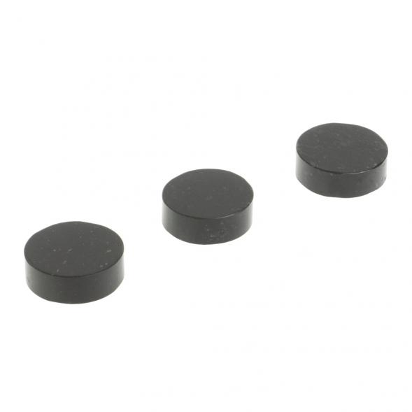 Фишка для виски 3 см из черного змеевика 127335