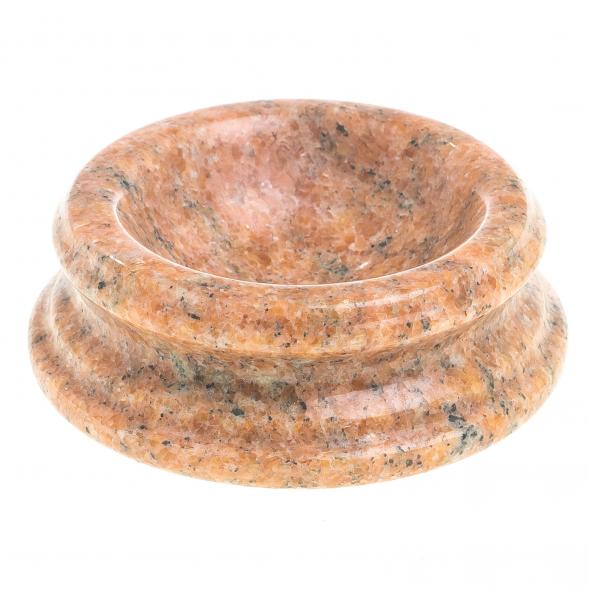 Пепельница из розового мрамора 10х3,5 см 123513