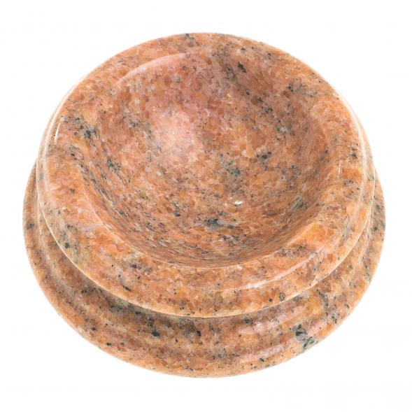 Пепельница из розового мрамора 10х3,5 см 123513