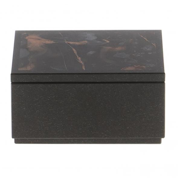 Шкатулка из яшмы 10х7х5,5 см 124535