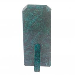 Подарочные часы "Погон подполковник ВС" камень змеевик