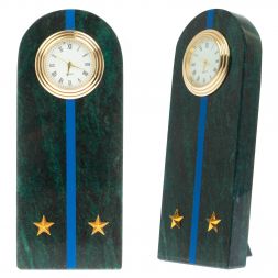 Часы-погон &amp;quot;Лейтенант МЮ&amp;quot; камень змеевик