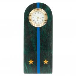 Часы-погон &amp;quot;Лейтенант МЮ&amp;quot; камень змеевик