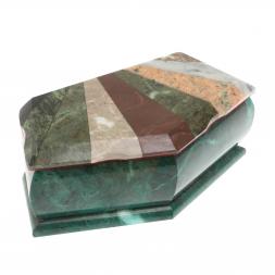 Шкатулка с мозаикой 17х8,5х7 см