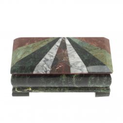 Шкатулка для денег "Купюра" с мозаикой луч 19х9,5х8 см