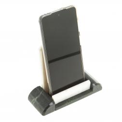 Подставка для телефона из змеевика и мрамора