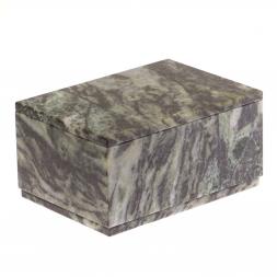 Шкатулка из змеевика 11х8х5,5 см