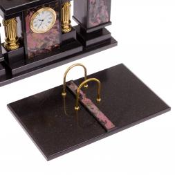 Настольный набор "Орёл" камень родонит