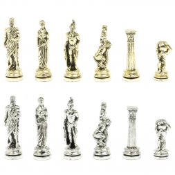 Шахматы "Атлас" доска 40х40 см из обсидиана