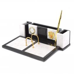 Письменный набор "Люкс" из мрамора