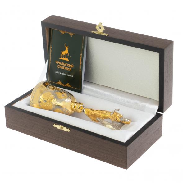 Колокольчик декоративный из бронзы &amp;quot;Архангел&amp;quot; в подарочной коробке Златоуст 113934