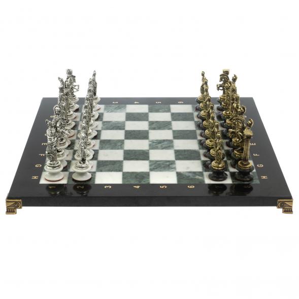 Шахматы &amp;quot;Александр Македонский&amp;quot; фигуры на подставках доска 40х40 см 128516