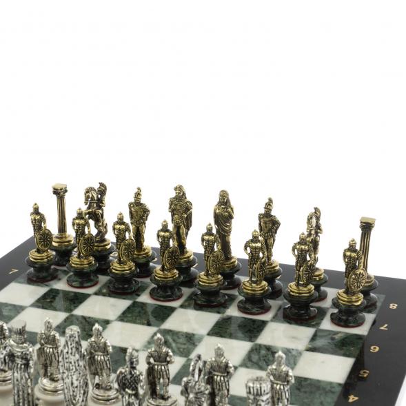 Шахматы &amp;quot;Александр Македонский&amp;quot; фигуры на подставках доска 40х40 см 128516