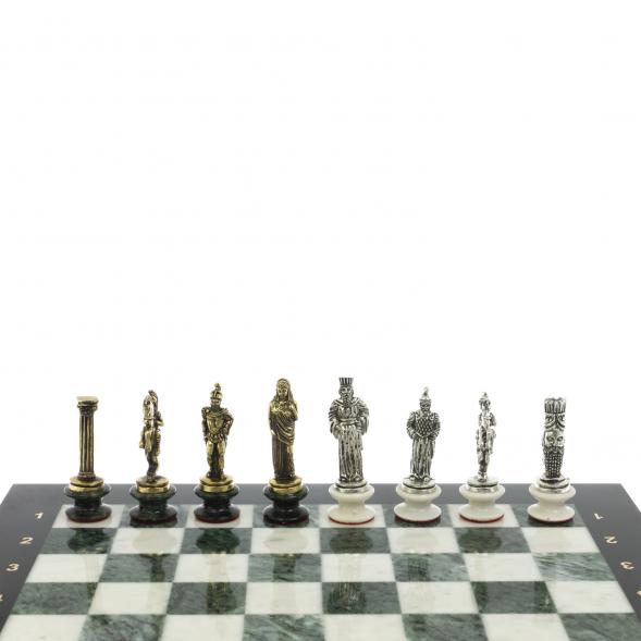 Шахматы &amp;quot;Александр Македонский&amp;quot; фигуры на подставках доска 40х40 см 128516