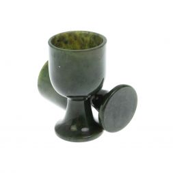 Набор рюмок на ножке из нефрита 30 мл 4х4х7 см