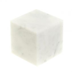 Куб 50 мм белый мрамор