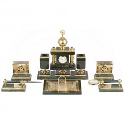 Настольный набор &amp;quot;Держава&amp;quot; из нефрита