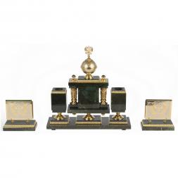 Настольный набор &amp;quot;Держава&amp;quot; из нефрита