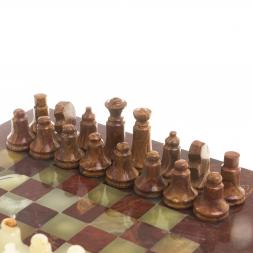 Шахматы &amp;quot;Сувенирные&amp;quot; из оникса доска 20х20 см