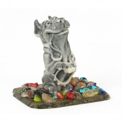 Сувенир "Пойдем гулять" из мрамолита