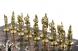 Настольные шахматы &amp;quot;Русь&amp;quot; доска 40х40 см камень лемезит фигуры металлические 120684