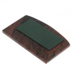 Икона в автомобиль &amp;quot;Молитва водителя&amp;quot; 7х4,5 см из коричневого обсидиана