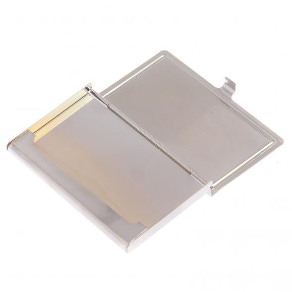 Карманная визитница камень лепидолит цвет серебро 125740