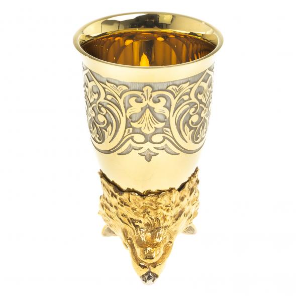 Стопка перевертыш &amp;quot;Волк&amp;quot; 70 мл Златоуст 123620