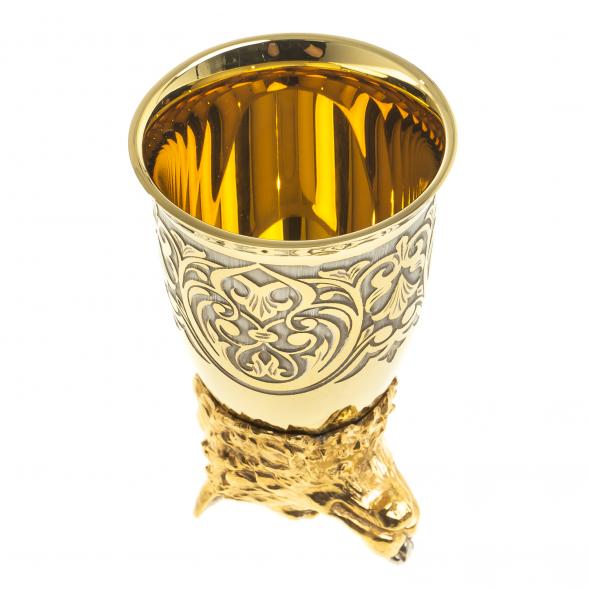 Стопка перевертыш &amp;quot;Волк&amp;quot; 70 мл Златоуст 123620