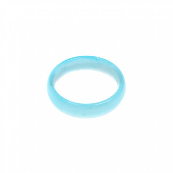 Подставка под шар голубой агат  2,2-2,5 см 130004