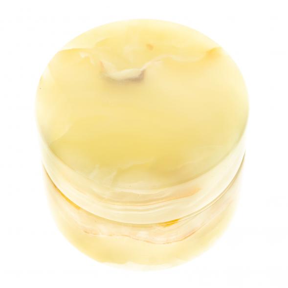 Шкатулка &amp;quot;Пудреница&amp;quot; из оникса 6х6х4,5 см (2,5) 123909