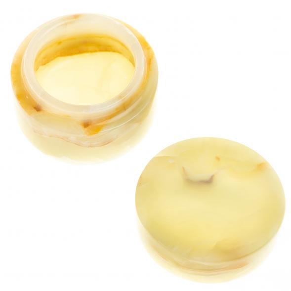 Шкатулка &amp;quot;Пудреница&amp;quot; из оникса 6х6х4,5 см (2,5) 123909