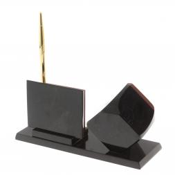 Мини-набор Куб с визитницей из лемезита