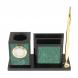 Настольная визитница из малахита 18х7,5х9 см 126952