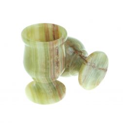 Набор рюмок 2 шт из оникса в футляре 3,5х6 см (1,5х2,5)