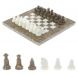 Шахматы &amp;quot;Сувенирные&amp;quot; белый мрамор, ракушечник доска 20х20 см 128891