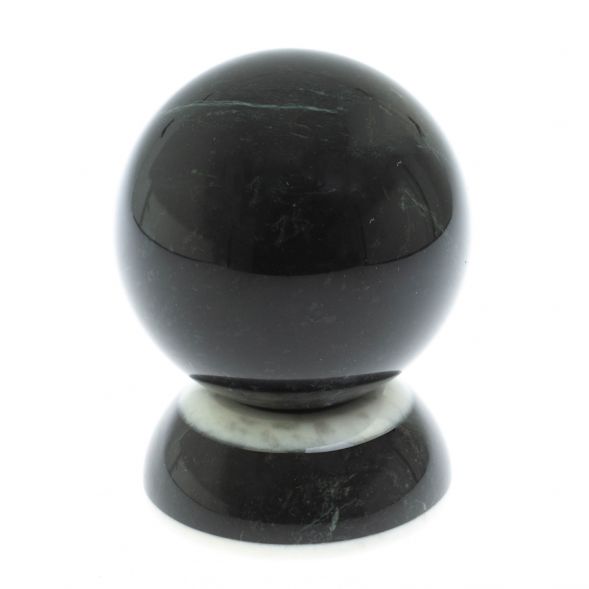 Шар 9 см на подставке из темного змеевика 129036