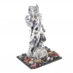 Сувенир "Тор" из мрамолита на подставке из змеевика