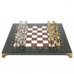 Шахматы &amp;quot;Олимпийские игры&amp;quot; доска 28х28 см лемезит мрамор