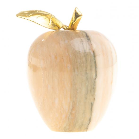 Сувенир &amp;quot;Яблоко&amp;quot; среднее камень мрамор 5,5х7 см 123882